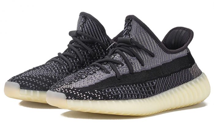 Adidas Originals Yeezy Boost 350 V2 Carbon Low Top Casual Unisex Black Adidas Originals Yeezy Boost 350 V2 Угольный Низкий Топ Повседневный Унисекс Черный — изображение 3