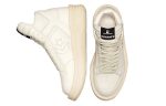 Rick Owens DRKSHDW x Конверс Weapon Collection Turbodrk MID Топ Винтажные баскетбольные кроссовки Унисекс Айвори Белый — изображение 4