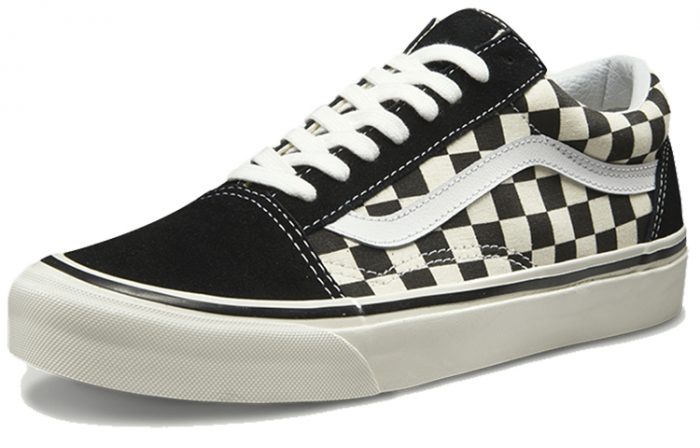 VANS Old Skool Collection 36 DX Anaheim Low Скейтборд Кроссовки Унисекс Черный Белый — изображение 2