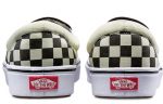 VANS Slip-on Low Top Скейтборд Кроссовки Унисекс Черно-белая Шахматка — изображение 5