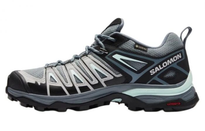 Salomon X Ultra Pioneer GTX W Low Top Уличная Обувь Женская Черная Серый Зеленый — изображение 1