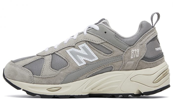 New Balance NB 878 MID Топ Повседневный Городской Коммутирование Беговые кроссовки Унисекс Серый — изображение 1