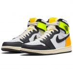 Jordan Air Jordan 1 High OG Ретро 'Вольт Золотой' Высокий Топ Винтажные Баскетбольные Кроссовки Унисекс Желто-Оранжевый Палец — изображение 3