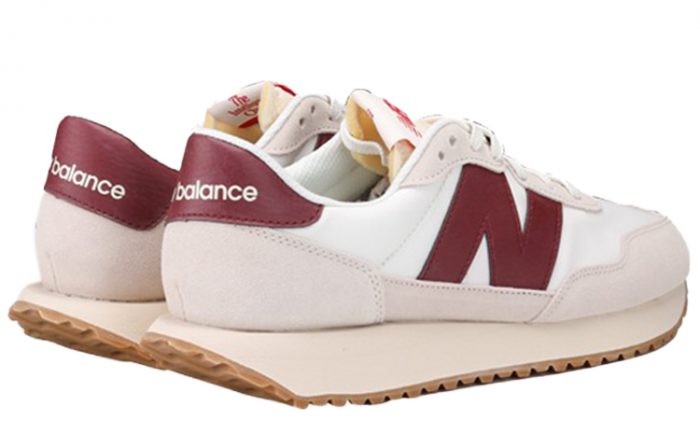 New Balance NB 237 Устойчивый к истиранию Низкий Топ Casual Унисекс Экрю — изображение 3