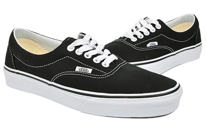 VANS Era Low Топ Скейтборд Кроссовки Унисекс Черный Белый — изображение 3
