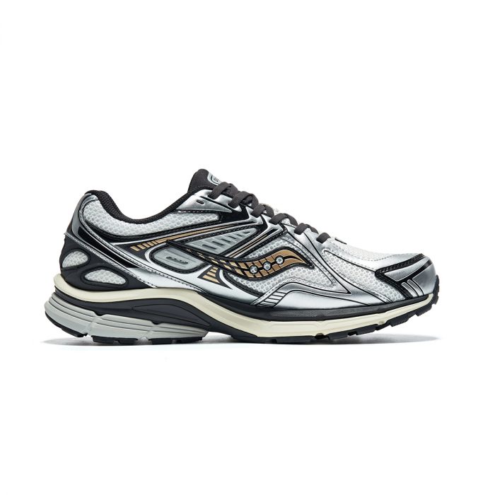 Saucony Kinvara Elite 4 Устойчивый к истиранию Низкий Топ Повседневные Беговые кроссовки Унисекс Белый Черный Серебряный — изображение 2