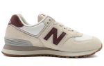 New Balance NB 574 Low Топ Беговые кроссовки Женские Экрю — изображение 2
