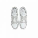Nike Dunk Retro 'GREY Fog' Устойчивые к истиранию Низкие Скейтборд Кроссовки Мужские Серый Белый — изображение 13