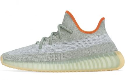Adidas Originals Yeezy Boost 350 V2 Low Топ Casual Унисекс Серый Оранжевый