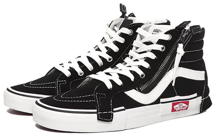 VANS SK8 HI Reissue CAP High Топ Скейтборд Кроссовки Унисекс Черный Белый — изображение 3