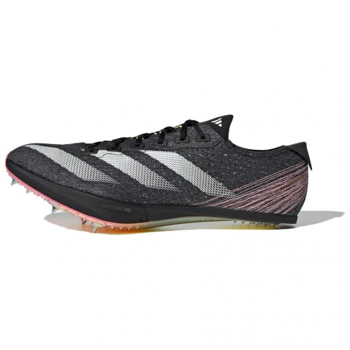 Adidas ADIZERO PRIME SP 3 Амортизация и Дышащие Низкие Кроссовки для Беговых Пути Мужские Черные Белые — изображение 1