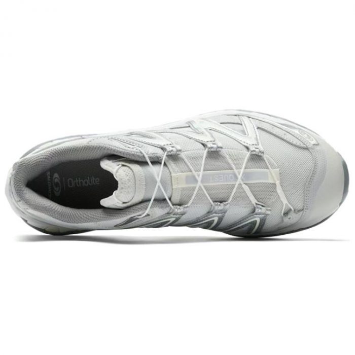 Salomon Collaboration XT QUEST Беговые кроссовки Низкий топ Рассвет Синий/Серебряный/Ванильный Унисекс — изображение 4