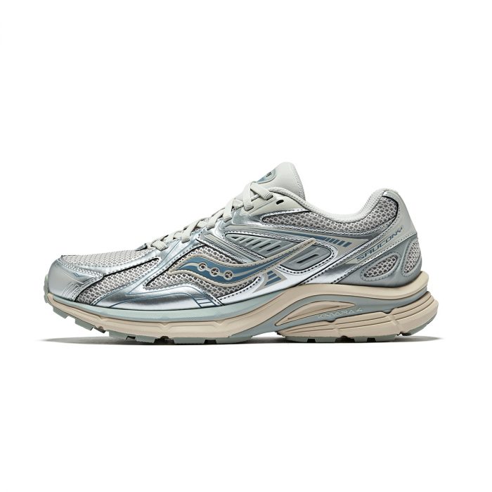 Saucony Kinvara Elite 4 Беговые кроссовки Низкий топ Серый Серебряный Синий Унисекс — изображение 1