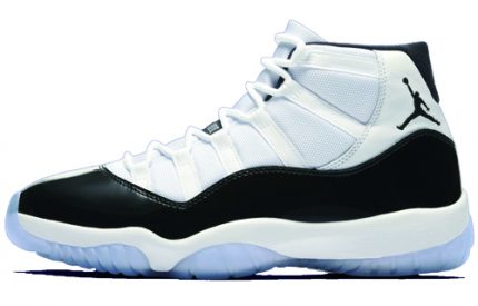Jordan Air Jordan 11 Concord High Топ Винтажные баскетбольные кроссовки Унисекс Черно-белая панда