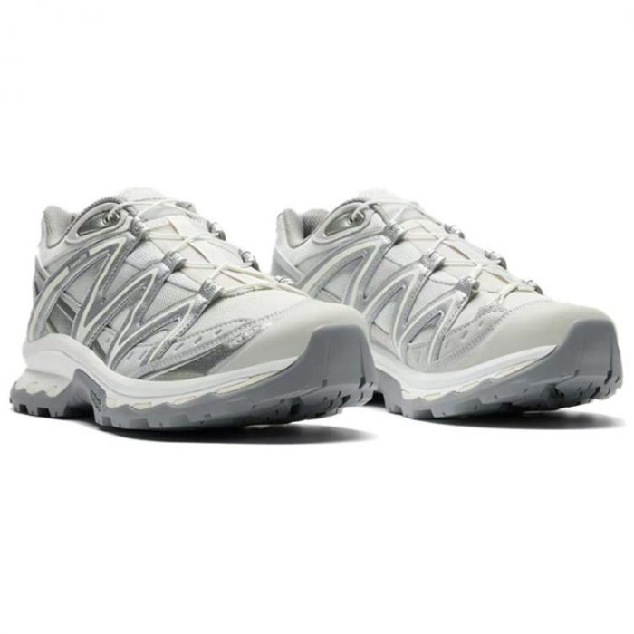 Salomon Collaboration XT QUEST Беговые кроссовки Низкий топ Рассвет Синий/Серебряный/Ванильный Унисекс — изображение 3