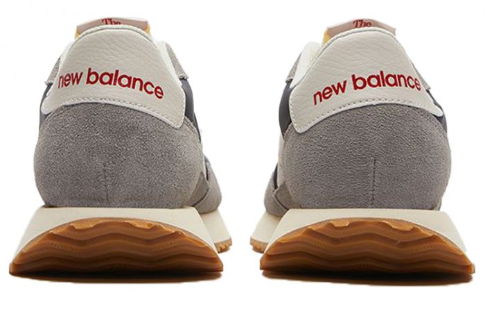 New Balance NB 237 Амортизаторы Устойчивые к истиранию Низкий Топ Повседневные Беговые кроссовки Унисекс Серый Синий — изображение 5