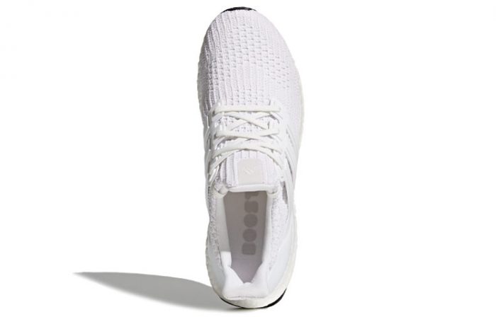 Adidas ULT Дышащие Низкие Беговые Кроссовки Унисекс Чисто Белые — изображение 5