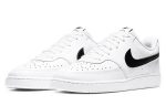 Nike Court Vision 1 Low Топ Скейтборд Кроссовки Унисекс Белый Черный — изображение 3