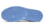 Jordan Air Jordan 1 Университетский синий устойчивый к истиранию низкий топ винтажные баскетбольные кроссовки женские университетский синий — изображение 6