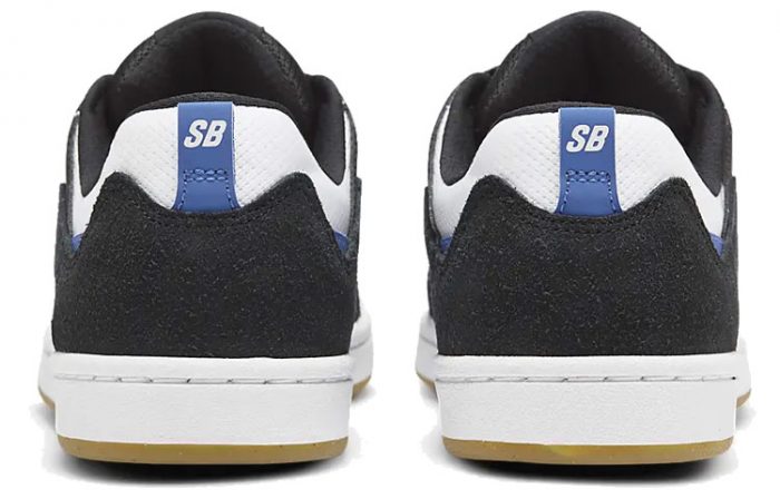 Nike SB Alleyoop Low Топ Скейтборд Кроссовки Мужские Черные Белые и Синие — изображение 4