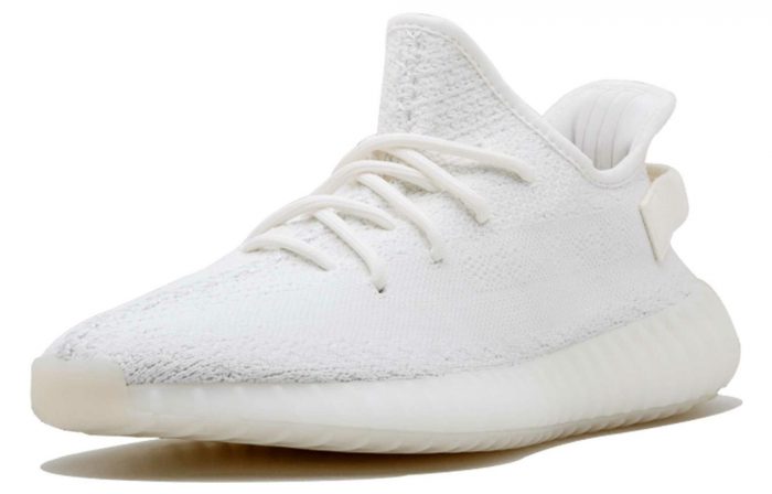 Adidas Originals Yeezy Boost 350 V2 Ice Cream 'Triple White' Низкий Топ Повседневный Унисекс Белый — изображение 2
