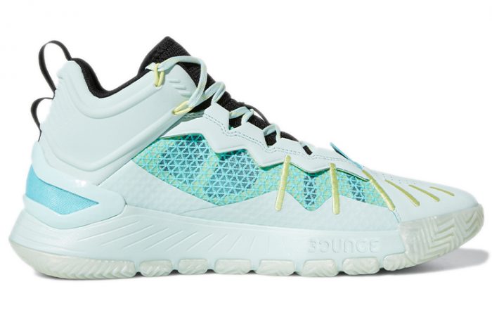 Adidas D Rose Son Of Chi Slip-resistant Abrasion-resistant MID Баскетбольные кроссовки Мужские Mint Green — изображение 2