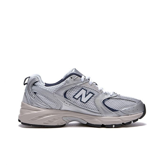 New Balance NB 530 Low Топ Беговые кроссовки Унисекс Экрю Серебряный — изображение 3