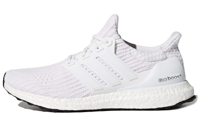 Adidas ULT Дышащие Низкие Беговые Кроссовки Унисекс Чисто Белые — изображение 1