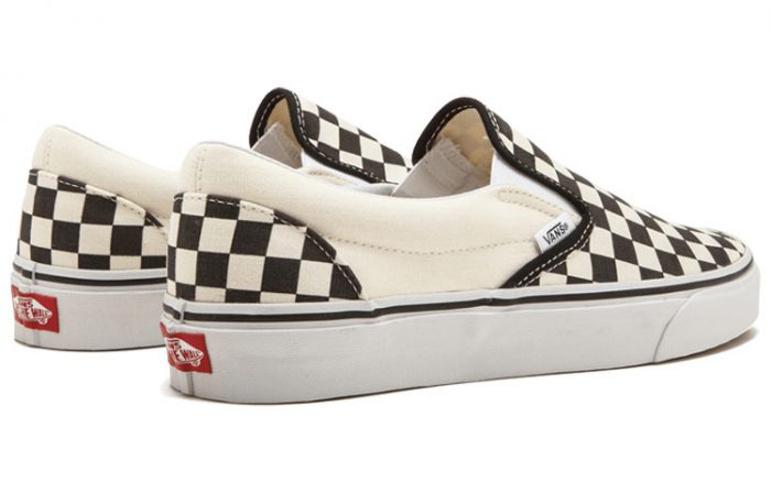 Vans CLASSIC Slip-On Classic Low-Top Skateboard Shoes Unisex Черный Белый — изображение 4