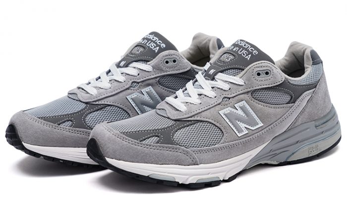 New Balance NB 993 Low Топ Беговые кроссовки Мужской Серый Сделано в США — изображение 3