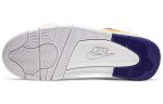 Nike Flight Legacy MID Топ Винтажные баскетбольные кроссовки Мужской Белый синий желтый Лейкерс — изображение 6