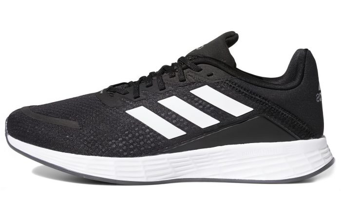 Adidas Duramo Sl Амортизация и Дышащий Низкий Топ Городской Коммутирование Повседневные Беговые кроссовки Мужские Черно-белые — изображение 1