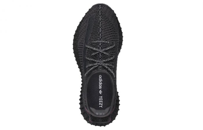 Adidas Originals Yeezy Boost 350 V2 Low Топ Casual Унисекс Черный — изображение 3