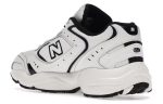 New Balance NB 452 Амортизация Износостойкий Низкий Топ Беговые кроссовки Женские Черный Белый Серый B Ширина — изображение 2