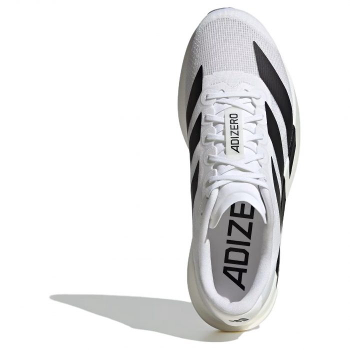 Adidas Adizero Evo SL Амортизация Износостойкие Низкие Кроссовки для Бега Мужские Белый Черный — изображение 5