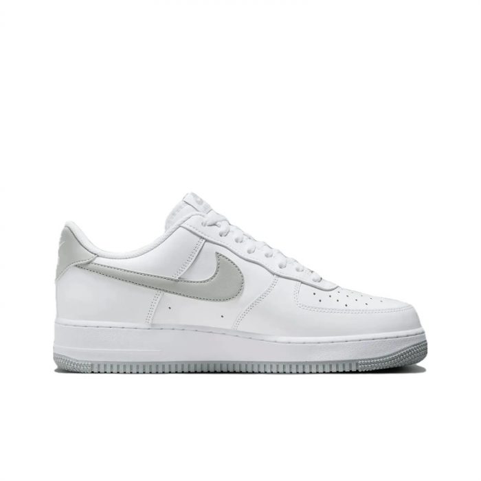 Nike Air Force 1 Low Топ Скейтборд Кроссовки Мужские Белые Серые — изображение 11