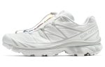 SALOMON XT 6 Устойчивые к истиранию низкие беговые кроссовки унисекс ледниково-белый