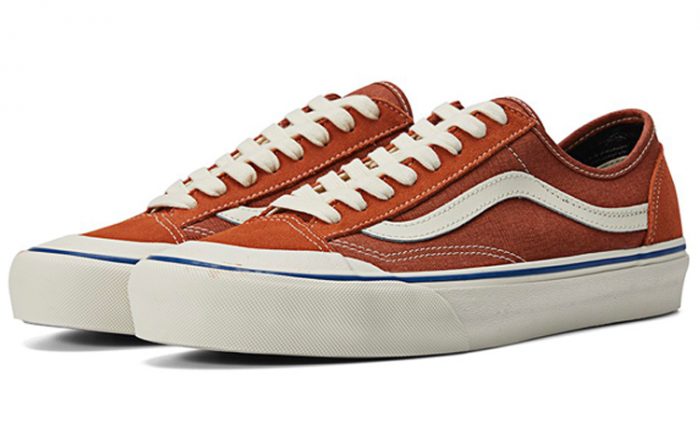 VANS Style 36 Low Топ Скейтборд Кроссовки Унисекс Грязно-оранжевый — изображение 3