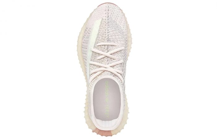 Adidas Originals Yeezy Boost 350 V2 Pink 'Citrin' Легкий Низкий Топ Спортивная Повседневная Обувь Унисекс — изображение 3