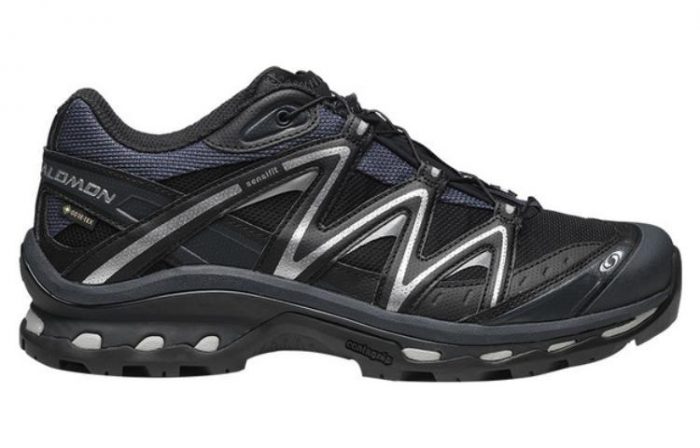 SALOMON XT QUEST GTX Водонепроницаемый Низкий Топ Альпинистская Обувь Походная Унисекс Черный Эбеновый Металлик Серебристый — изображение 2