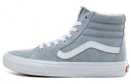 VANS SK8 Пиг Суэд Высокие Кроссовки для Скейтбординга Унисекс Легкий Синий