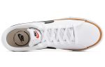 Nike Court Legacy Low Топ Скейтборд Кроссовки Унисекс Белый Черный — изображение 3