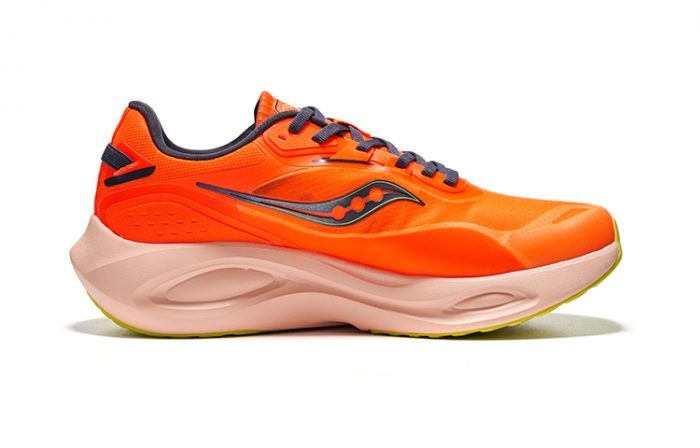 Saucony Phoenix Inferno Firebird 3 Беговые кроссовки Низкий топ Оранжевый Унисекс — изображение 2