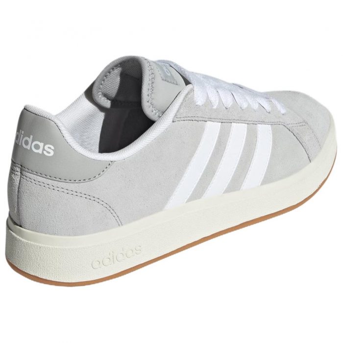 Adidas Grand Court Base 00s Low Топ Скейтборд Кроссовки Унисекс Серый Белый — изображение 3