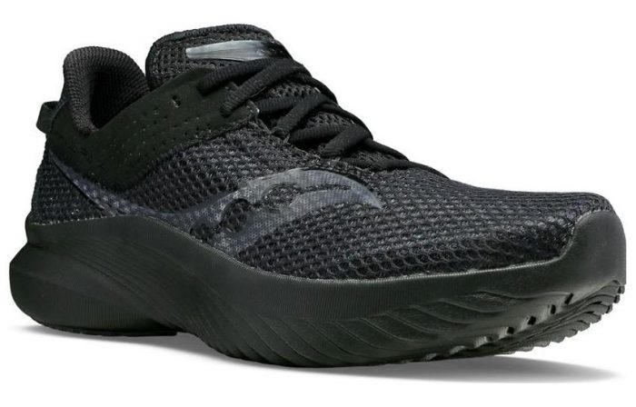 Saucony Kinvara Elite 14 Устойчивые к истиранию Низкие Беговые кроссовки Мужские Черные — изображение 3