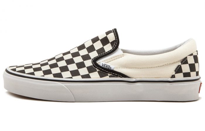 Vans CLASSIC Slip-On Classic Low-Top Skateboard Shoes Unisex Черный Белый — изображение 1