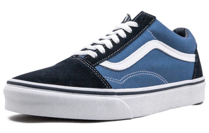 VANS Old Skool Collection Темно-синий низ кеды для скейтбординга унисекс морской синий — изображение 2