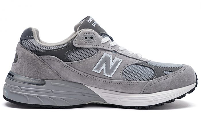 New Balance NB 993 Low Топ Беговые кроссовки Мужской Серый Сделано в США — изображение 2