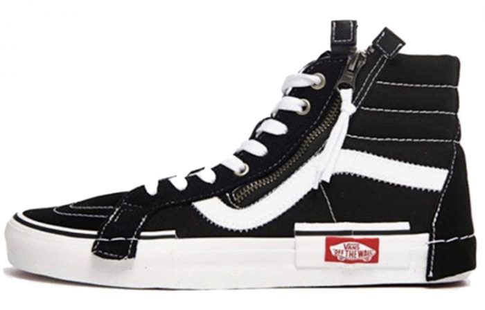 VANS SK8 HI Reissue CAP High Топ Скейтборд Кроссовки Унисекс Черный Белый — изображение 1