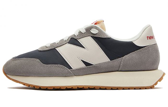 New Balance NB 237 Амортизаторы Устойчивые к истиранию Низкий Топ Повседневные Беговые кроссовки Унисекс Серый Синий — изображение 1